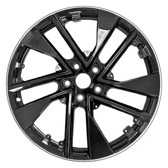 CCI® - 10 I-Spoke Polished Flange Gloss Black 21x9.5 Alloy Factory Wheel - Remanufactured