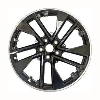CCI® - 10 I-Spoke Polished Flange Gloss Black 21x11.5 Alloy Factory Wheel - Remanufactured