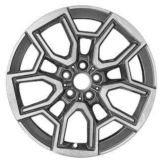 CCI® - 5 Split-Spoke Machined Charcoal 19x8 Alloy Factory Wheel - Replica