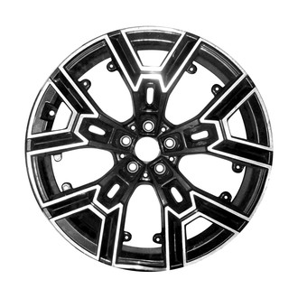 CCI® - 5 Split-Spoke Machined Dark Charcoal 20x10 Alloy Factory Wheel - Remanufactured