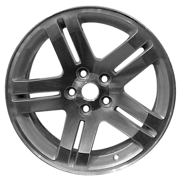 CCI® - 18 x 7.5 Double 5-Spoke Slow Machined and Silver Alloy Factory Wheel (Factory Take Off)