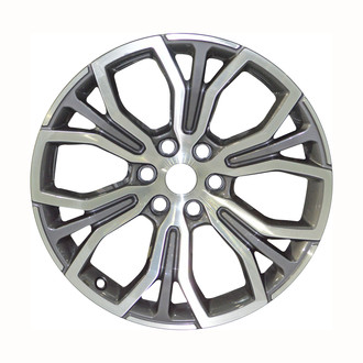 CCI® - 6 Split-Spoke Machined Dark Charcoal 22x9 Alloy Factory Wheel - Remanufactured