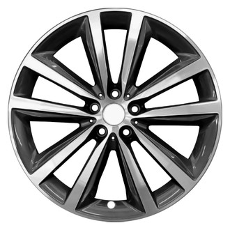 CCI® - 10 I-Spoke Machined Dark Metallic Charcoal 19x8 Alloy Factory Wheel - Remanufactured