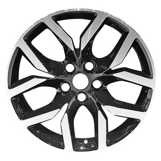 CCI® - 5 V-Spoke Machined and Bright Sparkle Silver 19x8.5 Alloy Factory Wheel - Remanufactured