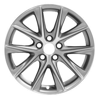 CCI® - 10-Spoke Machined Grey Metallic Satin Clear 18x8 Alloy Factory Wheel - Remanufactured