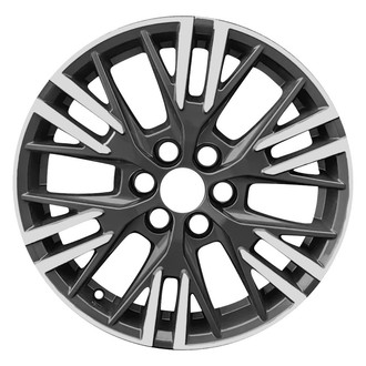 CCI® - 24 I-Spoke Machined Medium Charcoal Metallic 18x7.5 Alloy Factory Wheel - Remanufactured