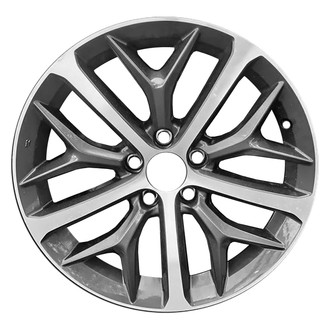 CCI® - 10-Spoke Machined Dark Charcoal 18x8 Alloy Factory Wheel - Remanufactured