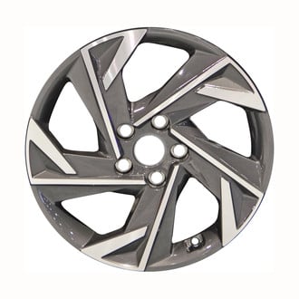 CCI® - 5-Spoke Machined Medium Charcoal 17x7 Alloy Factory Wheel - Remanufactured
