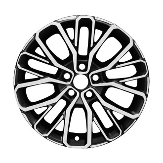 CCI® - 10 Split-Spoke Polished Medium Charcoal Metallic Satin 21x9 Alloy Factory Wheel - Remanufactured