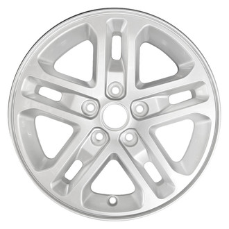 CCI® - Double 5-Spoke Painted Light Silver Metallic 17x6.5 Alloy Factory Wheel - Remanufactured