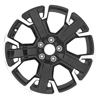 CCI® - 5 Split-Spoke Machined Gloss Black 17x7 Alloy Factory Wheel - Remanufactured