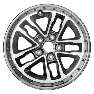 CCI® - 10 I-Spoke Machined Black Satin 17x8 Alloy Factory Wheel - Remanufactured
