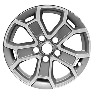 CCI® - 5 Split-Spoke Machined Medium Charcoal Metallic Satin 17x7.5 Alloy Factory Wheel - Replica
