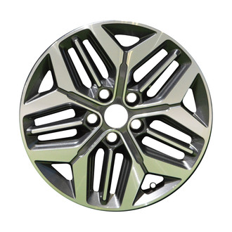 CCI® - 15-Slot Machined Dark Charcoal Metallic 17x7 Alloy Factory Wheel - Remanufactured