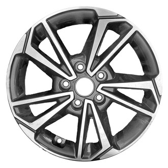 CCI® - Double 5-Spoke Machined Dark Bluish Charcoal 16x6.5 Alloy Factory Wheel - Remanufactured