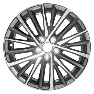 CCI® - 20-Spoke Machined Medium Charcoal Metallic 18x8 Alloy Factory Wheel - Remanufactured