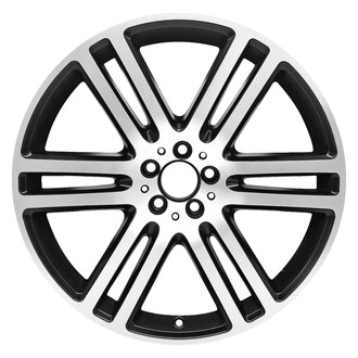 CCI® - 6 Double-Spoke Machined Gloss Black 21x10 Alloy Factory Wheel - Remanufactured