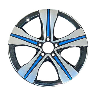 CCI® - 5-Spoke Machined Black With Blue Stripe On Spokes 19x7.5 Alloy Factory Wheel - Remanufactured