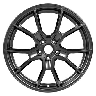 CCI® - 5 Double-Spoke Painted Flat Black 21x9.5 Alloy Factory Wheel - Remanufactured