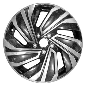 CCI® - 5-Slot Machined Gloss Black 17x7 Alloy Factory Wheel - Replica