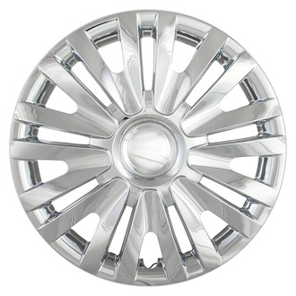CCI® - 15" 9 V-Spoke Silver Wheel Covers