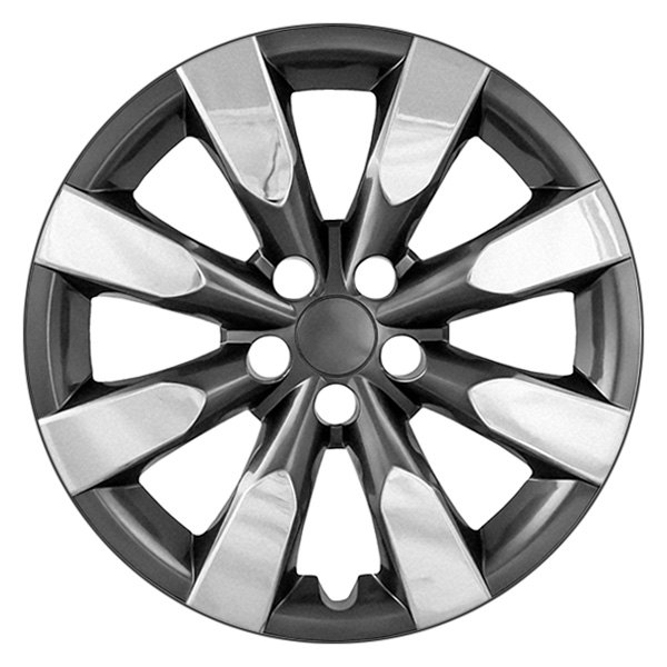 CCI® - 16" 8 I-Spoke Charcoal Chrome Wheel Covers