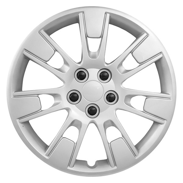 CCI® - 7 I-Spoke Silver Wheel Hub Caps