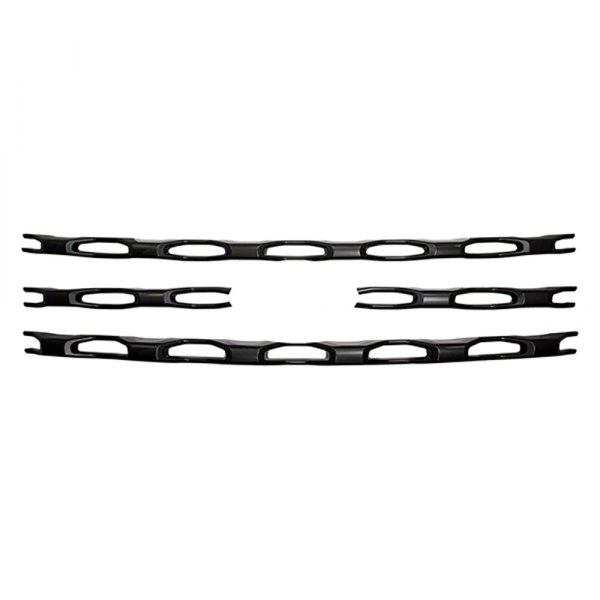 CCI® - 4-Pc OE Style Gloss Black Main Grille