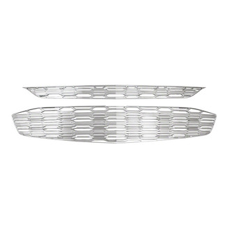 CCI® - 2-Pc Chrome Mesh Main Grille