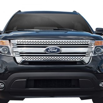 2015 Ford Explorer Custom Grilles | Billet, Mesh, LED, Chrome, Black