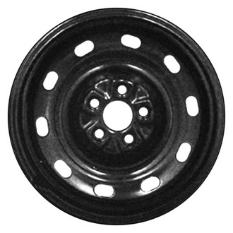 CCI® - 10-Slot Black 15x6 Steel Factory Wheel - Remanufactured