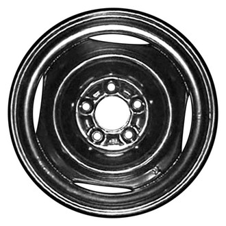 CCI® - 4-Slot Black 15x6.5 Steel Factory Wheel - Remanufactured