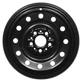 CCI® - 12-Hole Black 15x6 Steel Factory Wheel - Replica