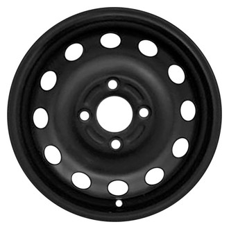 CCI® - 16-Slot Black 15x6 Steel Factory Wheel - Remanufactured