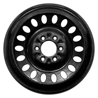 CCI® - 18-Slot Black 17x7 Steel Factory Wheel - Replica