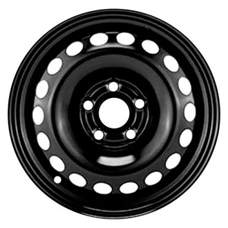 CCI® - 18-Slot Black 15x6 Steel Factory Wheel - Replica
