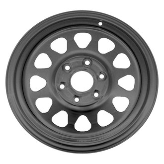 CCI® - 12-Hole Black 17x8 Steel Factory Wheel - Remanufactured