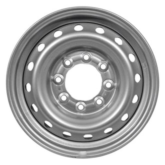 CCI® - 16-Hole Silver 17x7.5 Steel Factory Wheel - Remanufactured