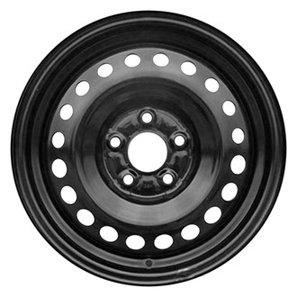 CCI® - 5-Slot Black 16x6.5 Steel Factory Wheel - Replica