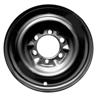 CCI® - 4-Slot Black 15x5 Steel Factory Wheel - Remanufactured