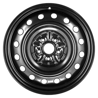 CCI® - 16-Hole Black 16x6.5 Steel Factory Wheel - Replica