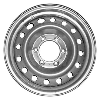 CCI® - 16-Hole Silver 16x7 Steel Factory Wheel - Remanufactured