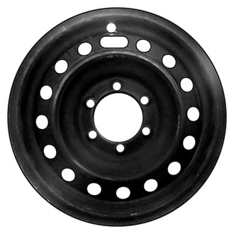 CCI® - 16-Hole Black 16x7 Steel Factory Wheel - Remanufactured