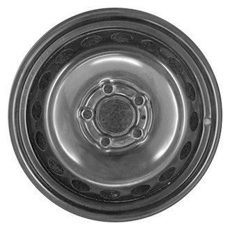 CCI® - 16-Hole Black 15x6.5 Steel Factory Wheel - Replica