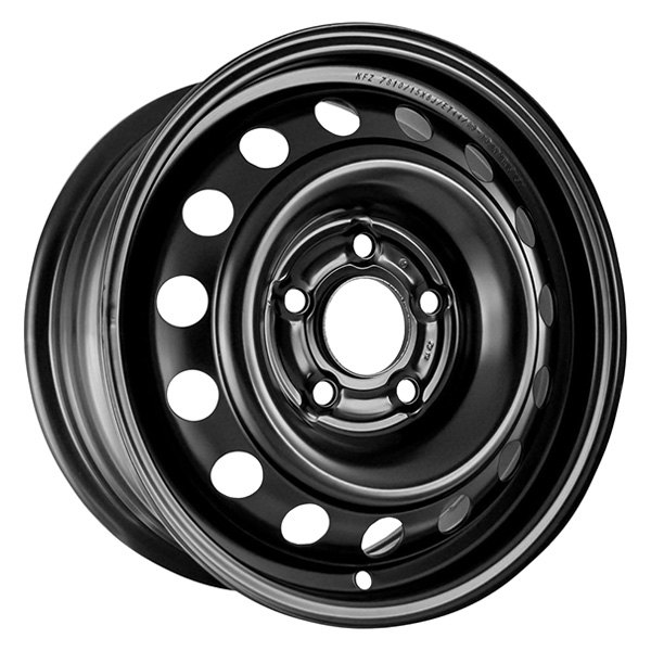 CCI® STLKJ013U45 - 15-Hole Black 15x6 Steel Factory Wheel