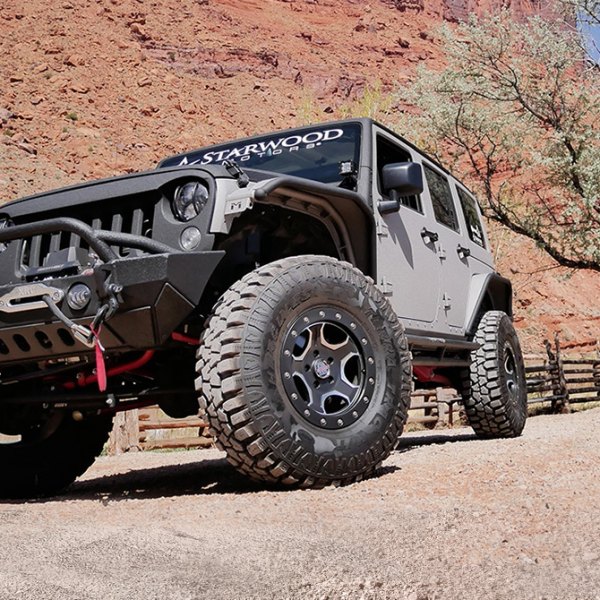CENTER LINE® - RT 3 Satin Black Machined Accents Jeep Wrangler