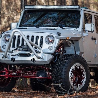 CENTER LINE® - Simulated Sawtooth Brushed Beadlock Ring Jeep Wrangler
