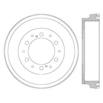 Centric® - C-Tek™ Standard Brake Drum