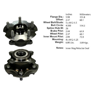 Centric® - C-Tek™ Wheel Bearing and Hub Assembly