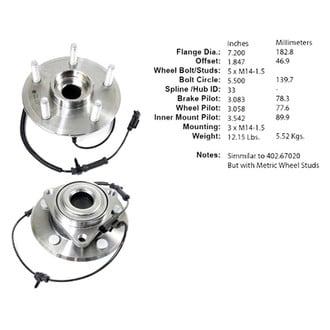Centric® - Premium™ Wheel Bearing and Hub Assembly